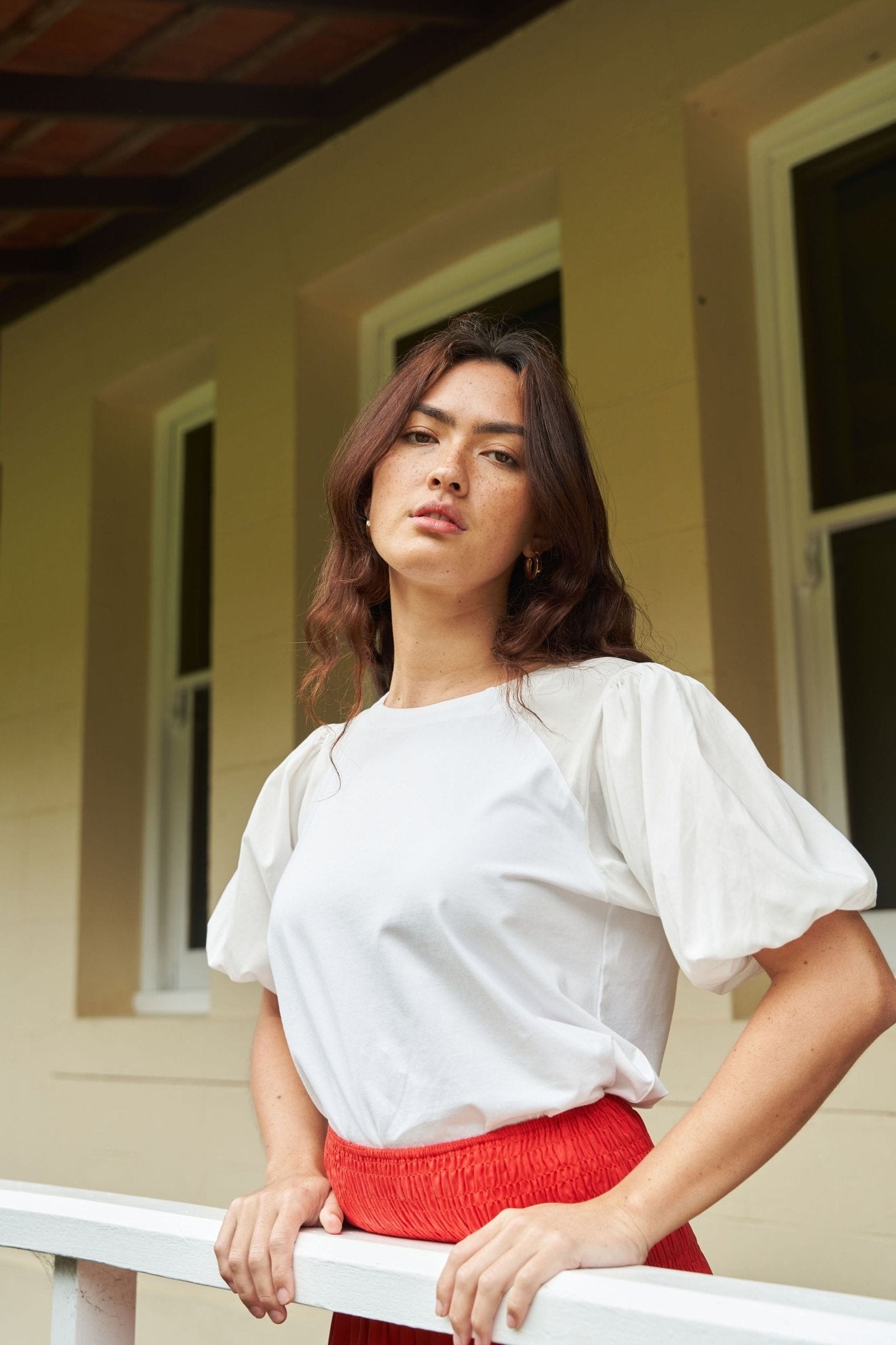 Spring puff sleeve Tee by Clothe - S T Y L E L A U N D R Y