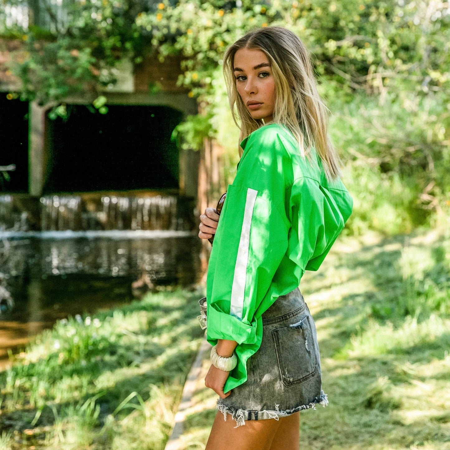 Oversized Cotton shirt - S T Y L E L A U N D R Y