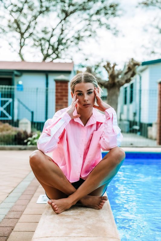 Oversized Cotton shirt - S T Y L E L A U N D R Y