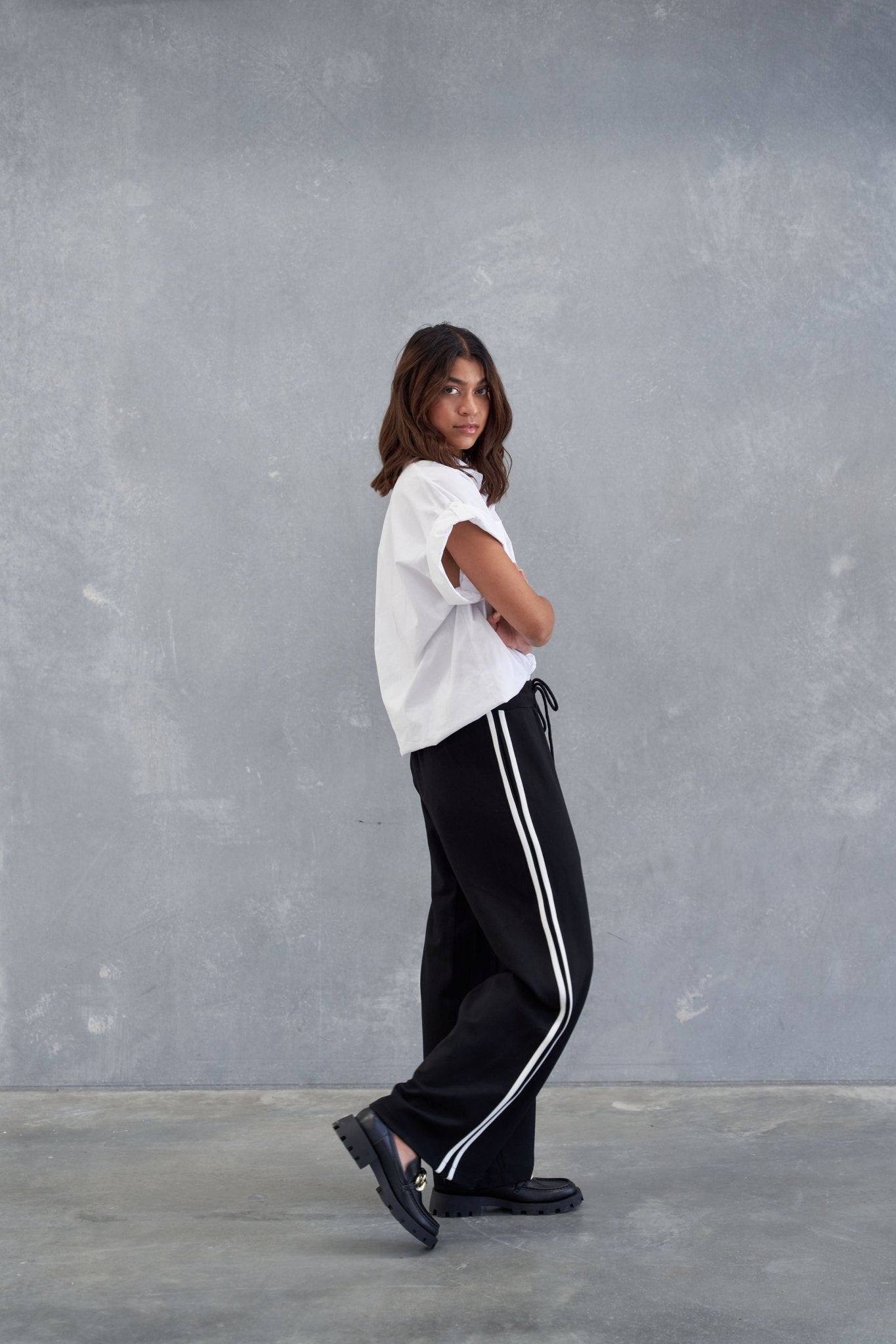 WIDE LEG JERSEY PANT - S T Y L E L A U N D R Y