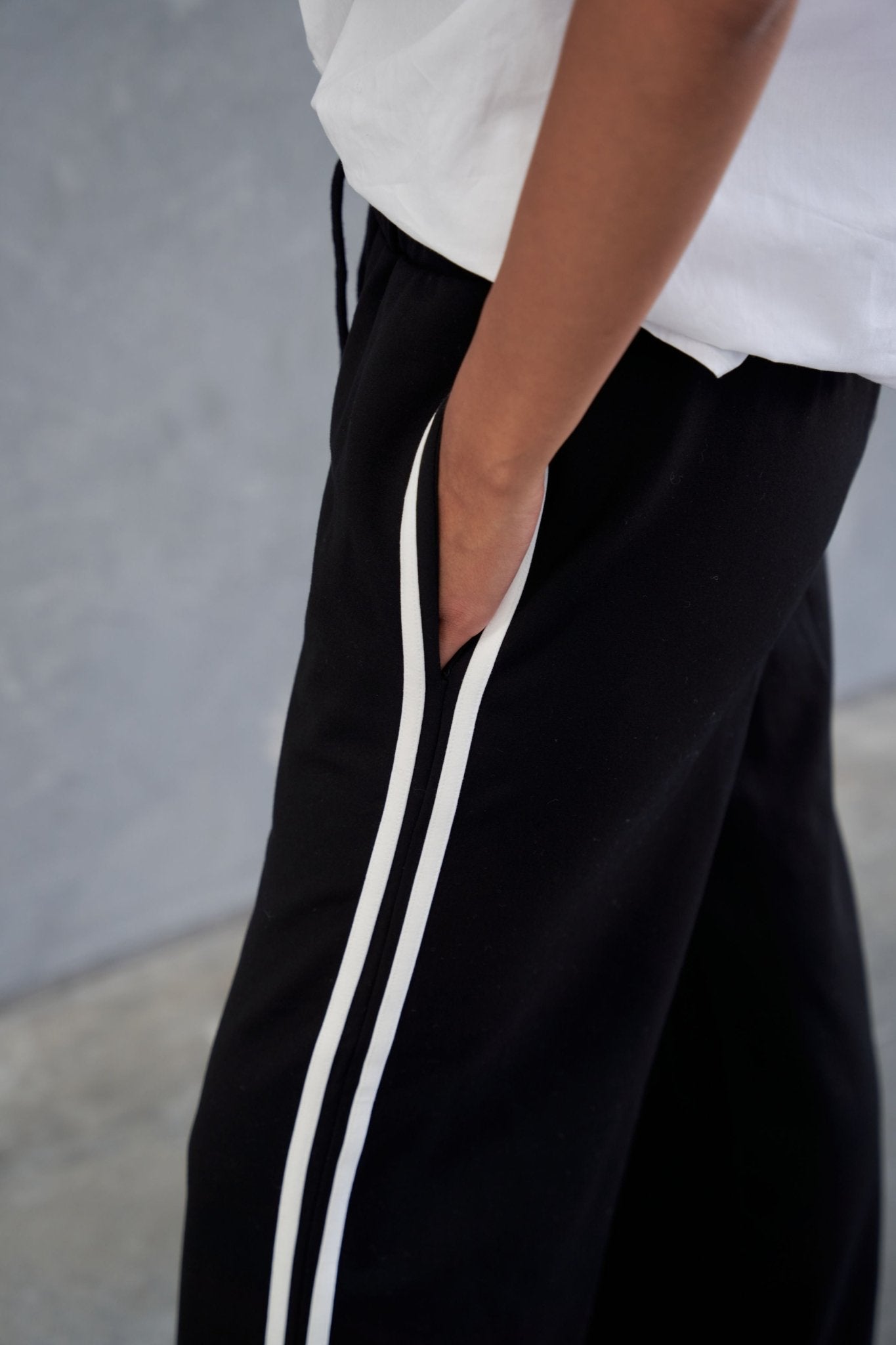 WIDE LEG JERSEY PANT - S T Y L E L A U N D R Y