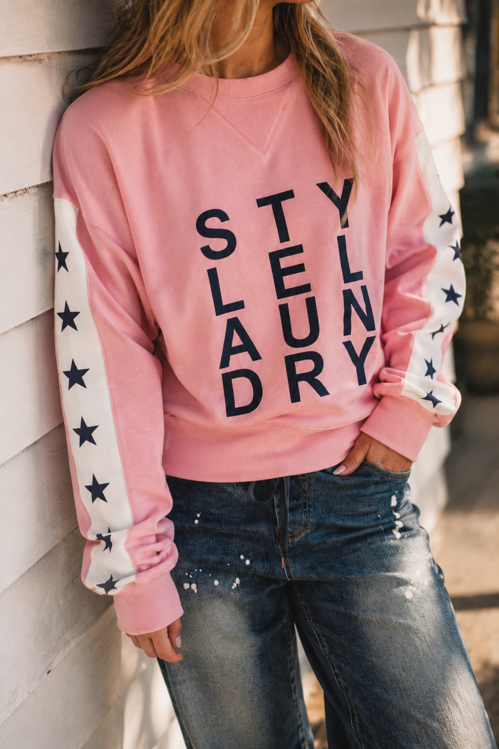 STARS & LOGO SWEAT