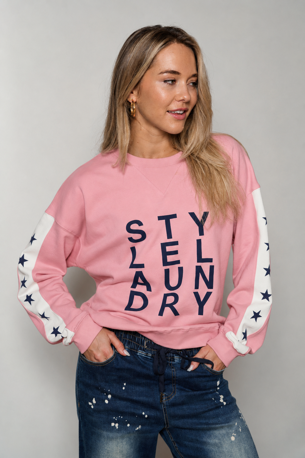 STARS & LOGO SWEAT