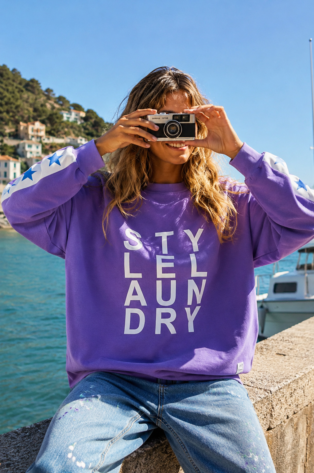 STARS & LOGO SWEAT