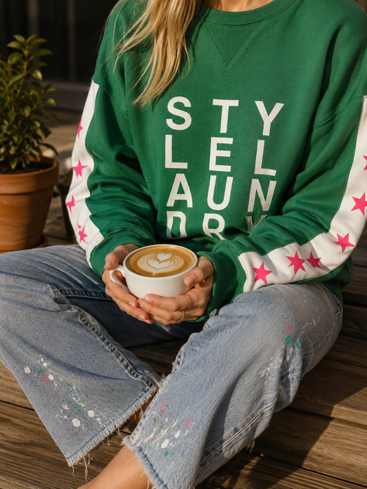STARS & LOGO SWEAT