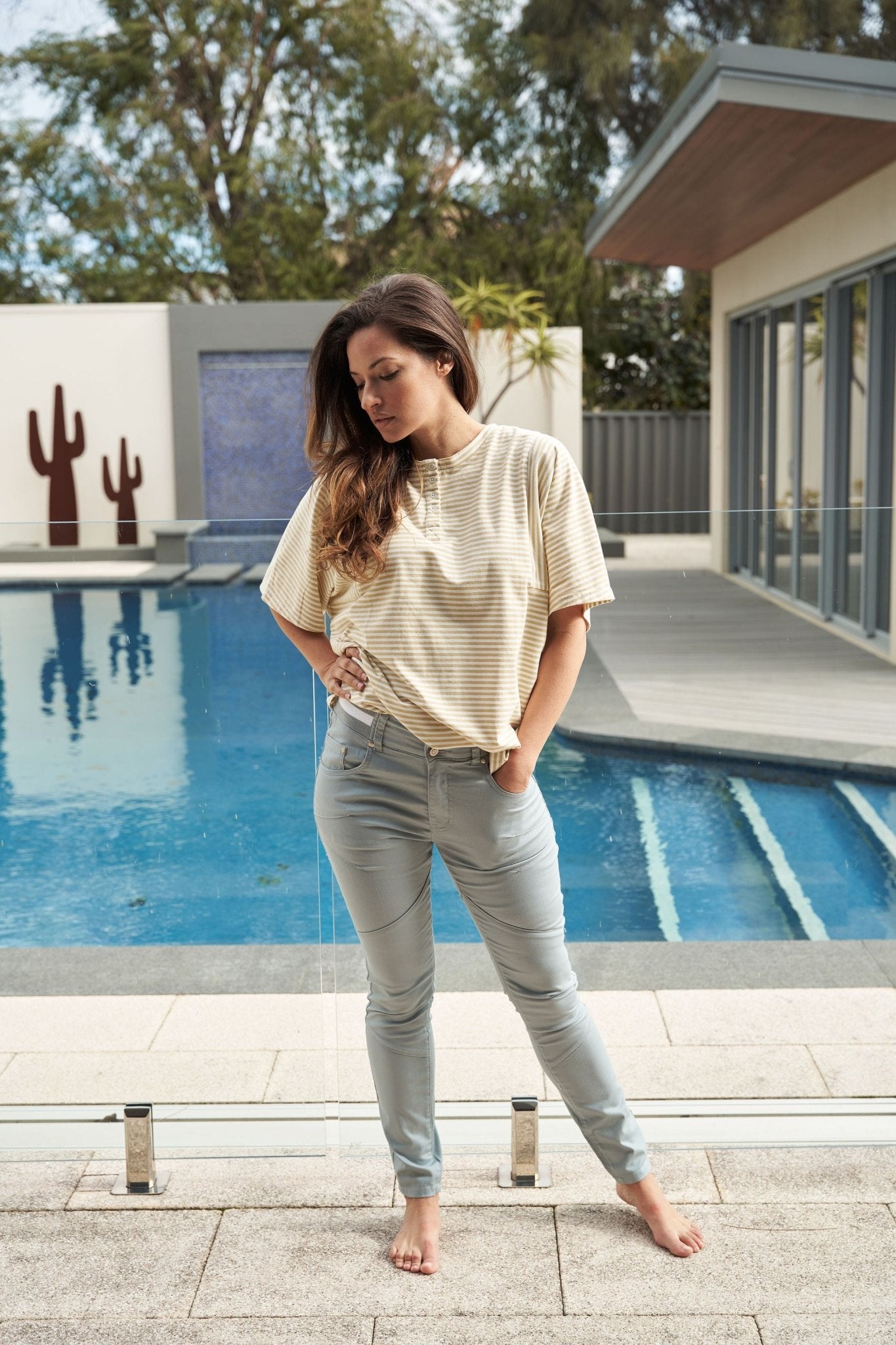 STEVIE STRETCH TWILL PANT